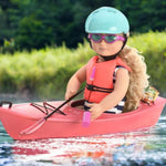 Our Generation Akcesoria dla lalek Kajak z wyposażeniem Kayak Adventure Set