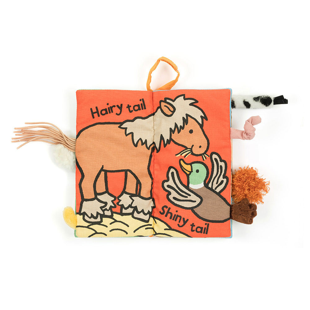 Jellycat Książeczka sensoryczna dla dzieci Farm Tails