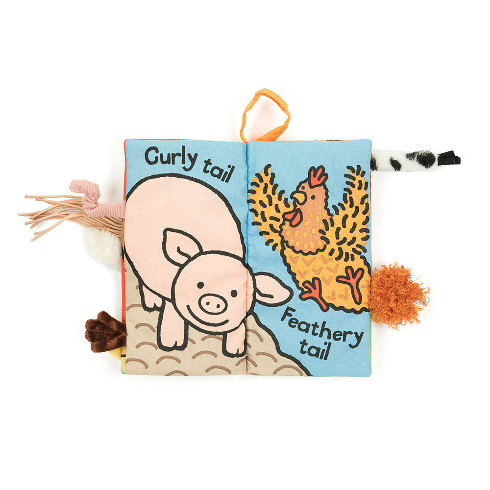 Jellycat Książeczka sensoryczna dla dzieci Farm Tails