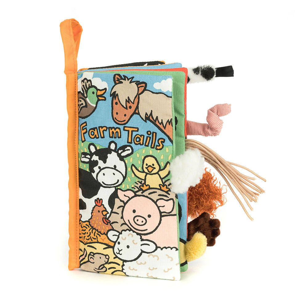 Jellycat Książeczka sensoryczna dla dzieci Farm Tails