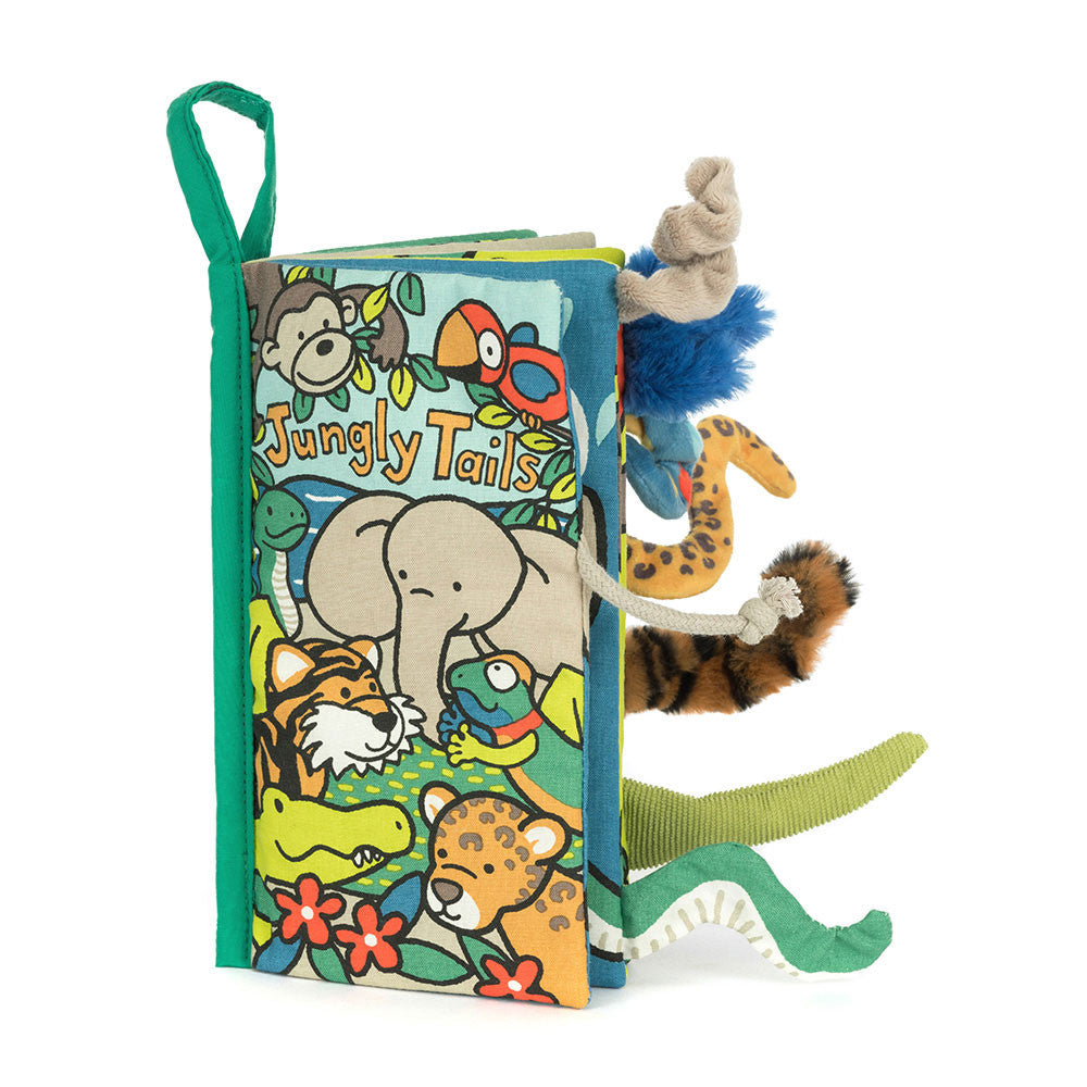 Jellycat Książeczka sensoryczna dla dzieci Jungly Tails