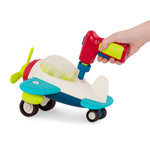 B.Toys Samolot zabawkowy do ręcznego demontażu i skręcania z wiertarką