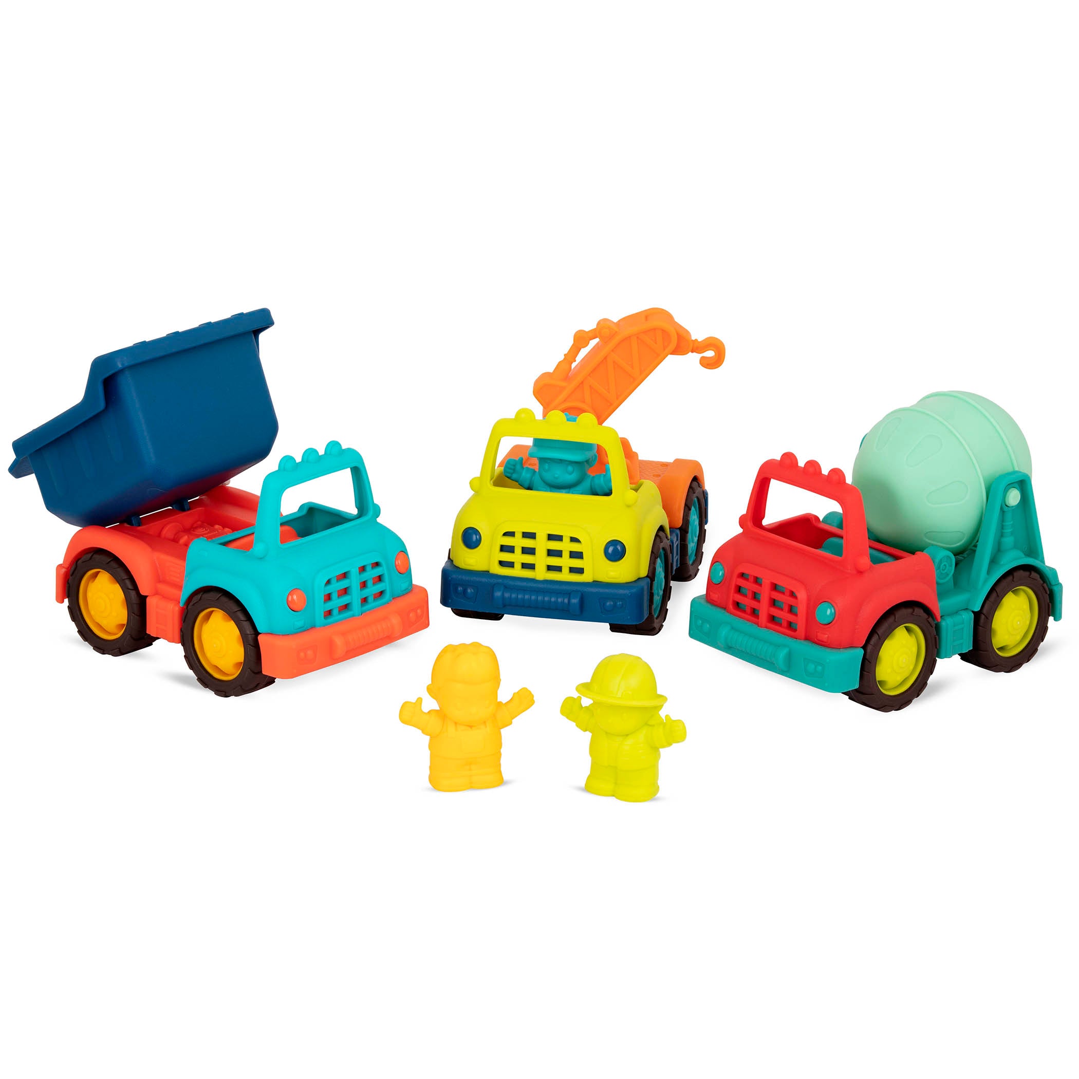 B.Toys Zestaw 3 samochodów Budowlanych z kierowcami