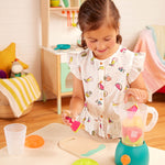 B.Toys Akcesoria do kuchni dla dzieci Mini Chef Fruity Smoothie Playset Blender z owocami i akcesoriami