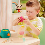 B.Toys Akcesoria do kuchni dla dzieci Mini Chef Fruity Smoothie Playset Blender z owocami i akcesoriami