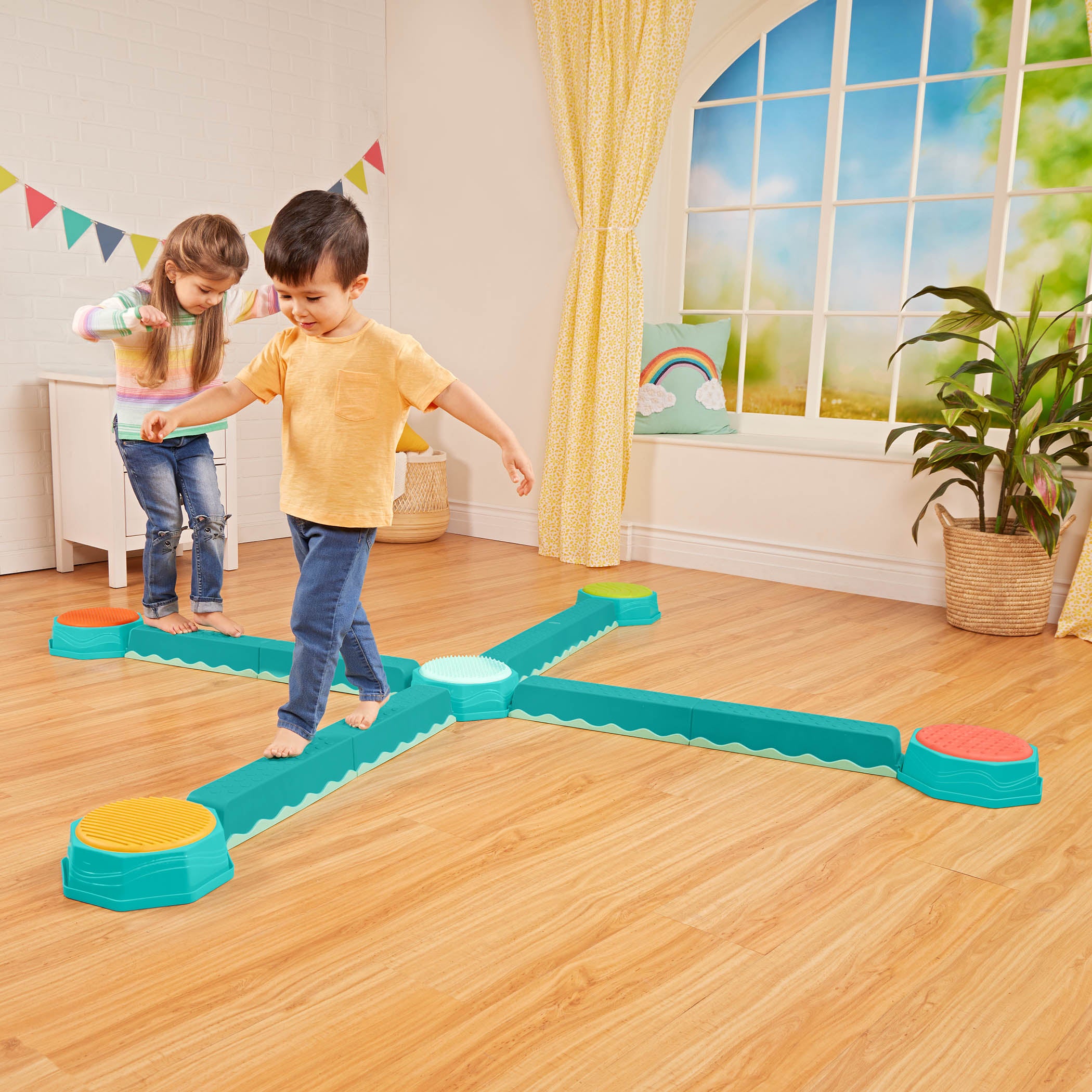 B.Toys Ścieżka sensoryczna Balance & Build Set