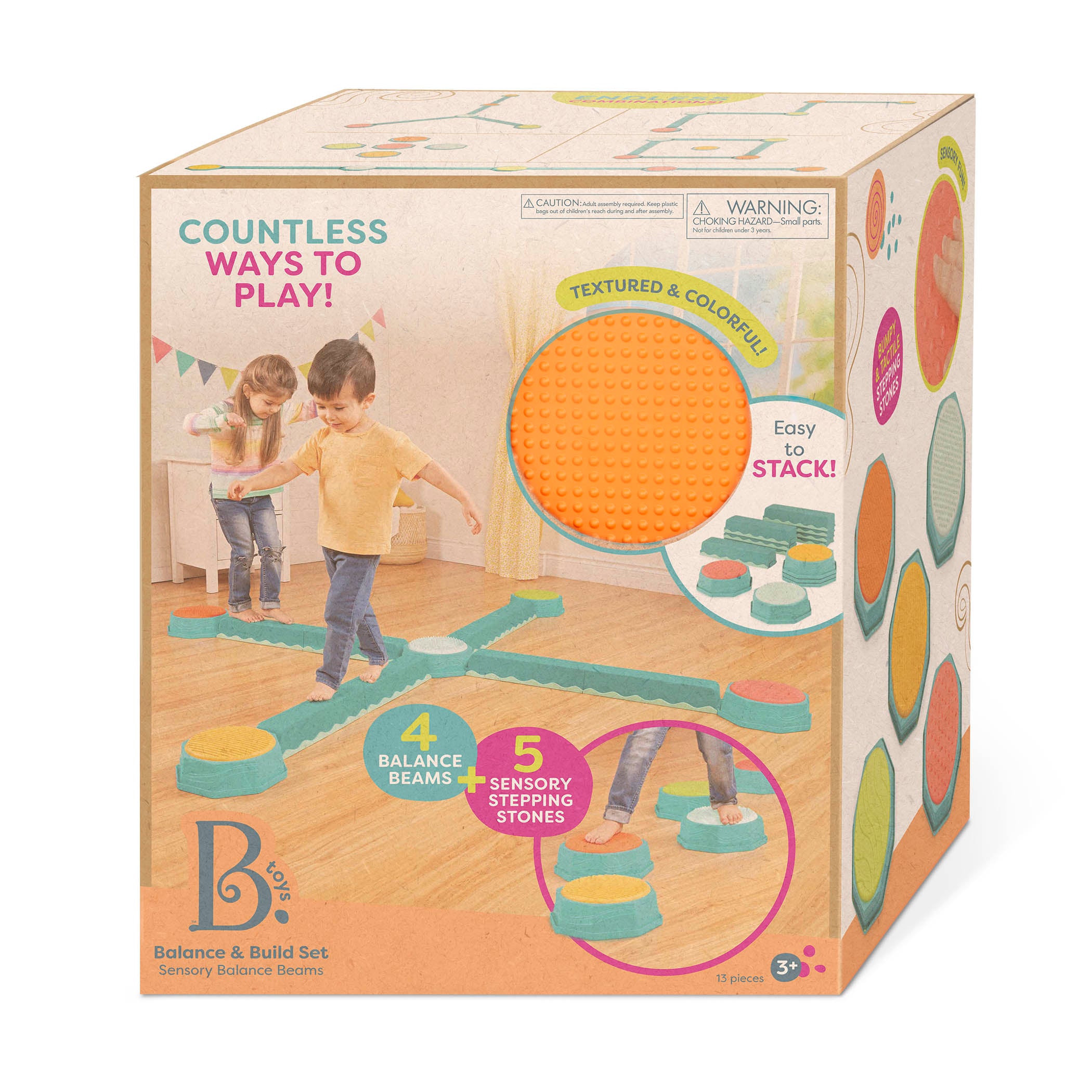 B.Toys Ścieżka sensoryczna Balance & Build Set