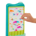 B.Toys Tablica kreatywna i podświetlany tor kulkowy 2w1 Light-Up Marble Drop