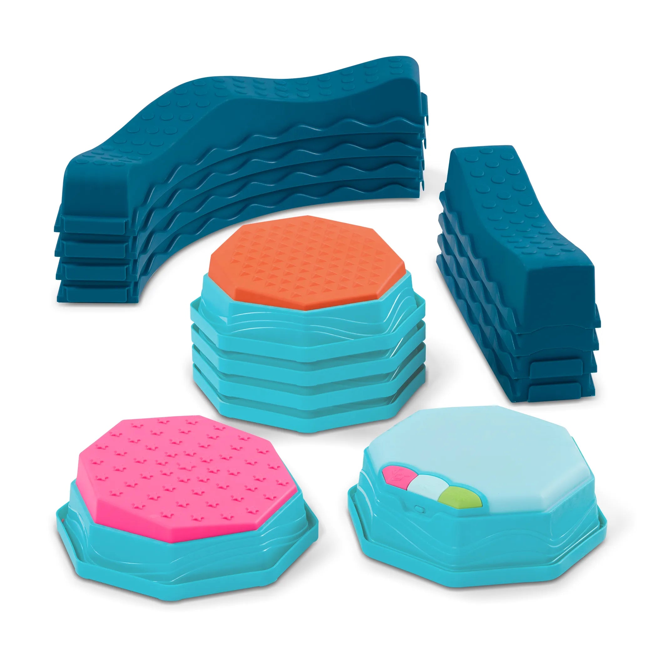 B.Toys Ścieżka sensoryczna z efektami muzycznymi i polami sensorycznymi Balance & Groove Set