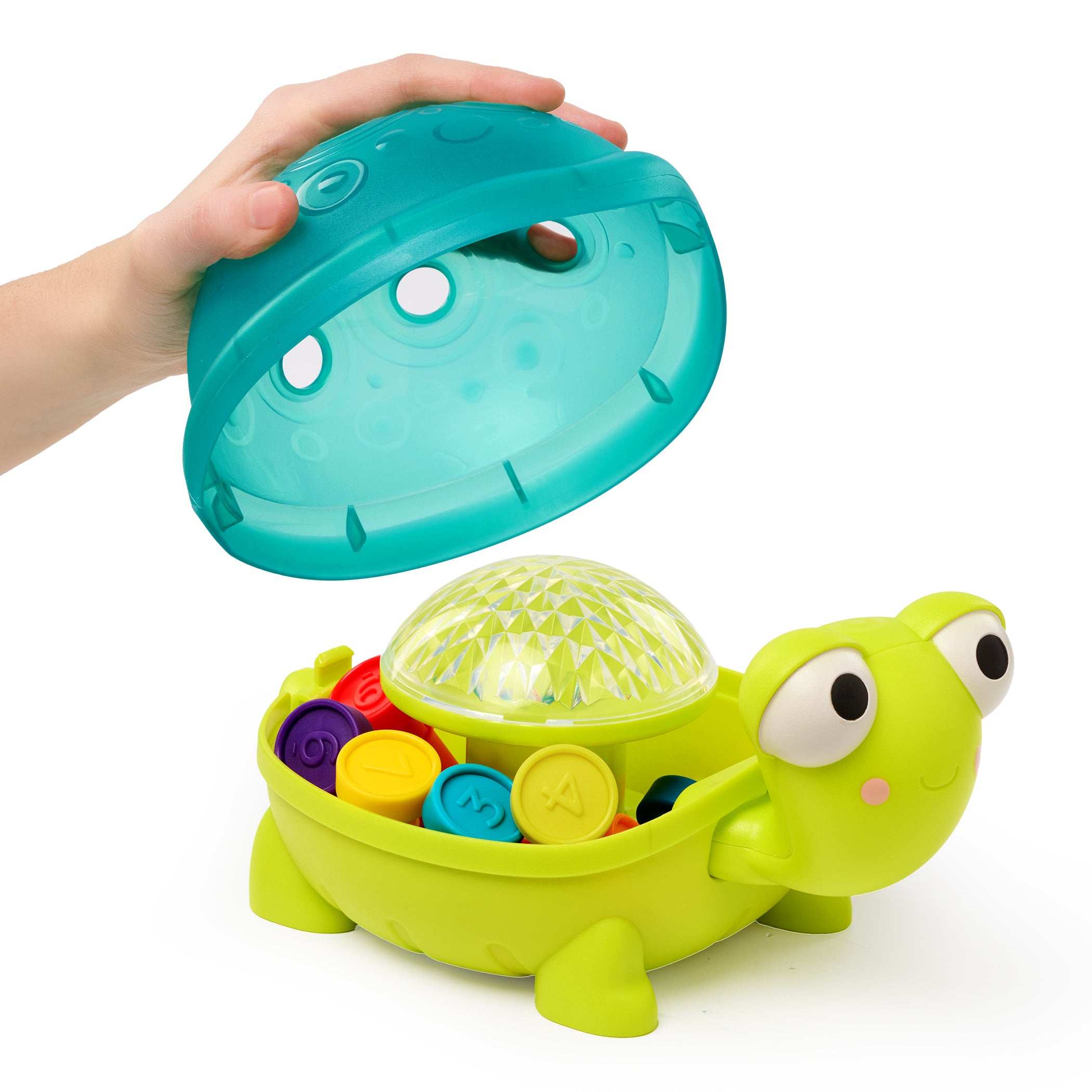 B.Toys Interaktywny Żółw edukacyjny do nauki kolorów i liczenia