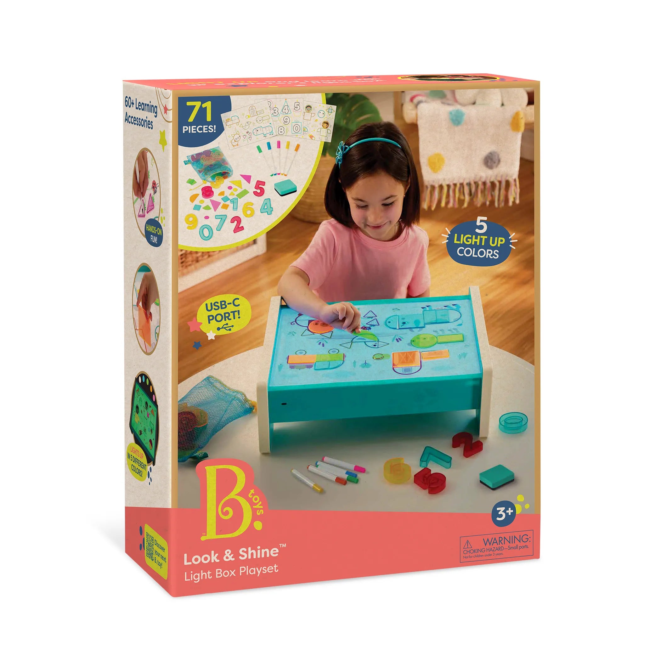 B.Toys Edukacyjny stolik podświetlany do rysowania Look & Shine