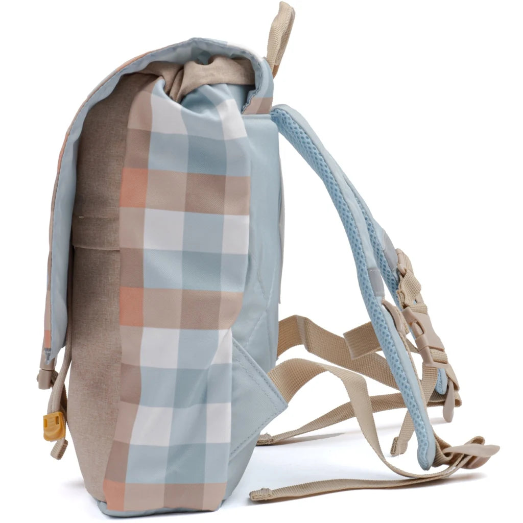 Fabelab Plecak dla dziecka mały Cottage Blue Checks