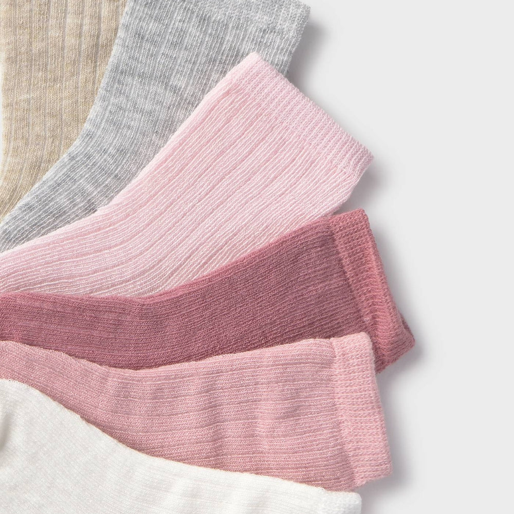 Mayoral Skarpetki dla noworodka Roses Zestaw 6 par