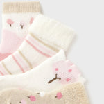 Mayoral Skarpetki dla noworodka Rose Quartz Zestaw 4 par