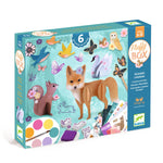 Djeco Zestaw artystyczny dla dzieci Zaczarowany las 6w1