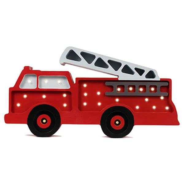 Little Lights Lampka dla dzieci Fire Truck Red