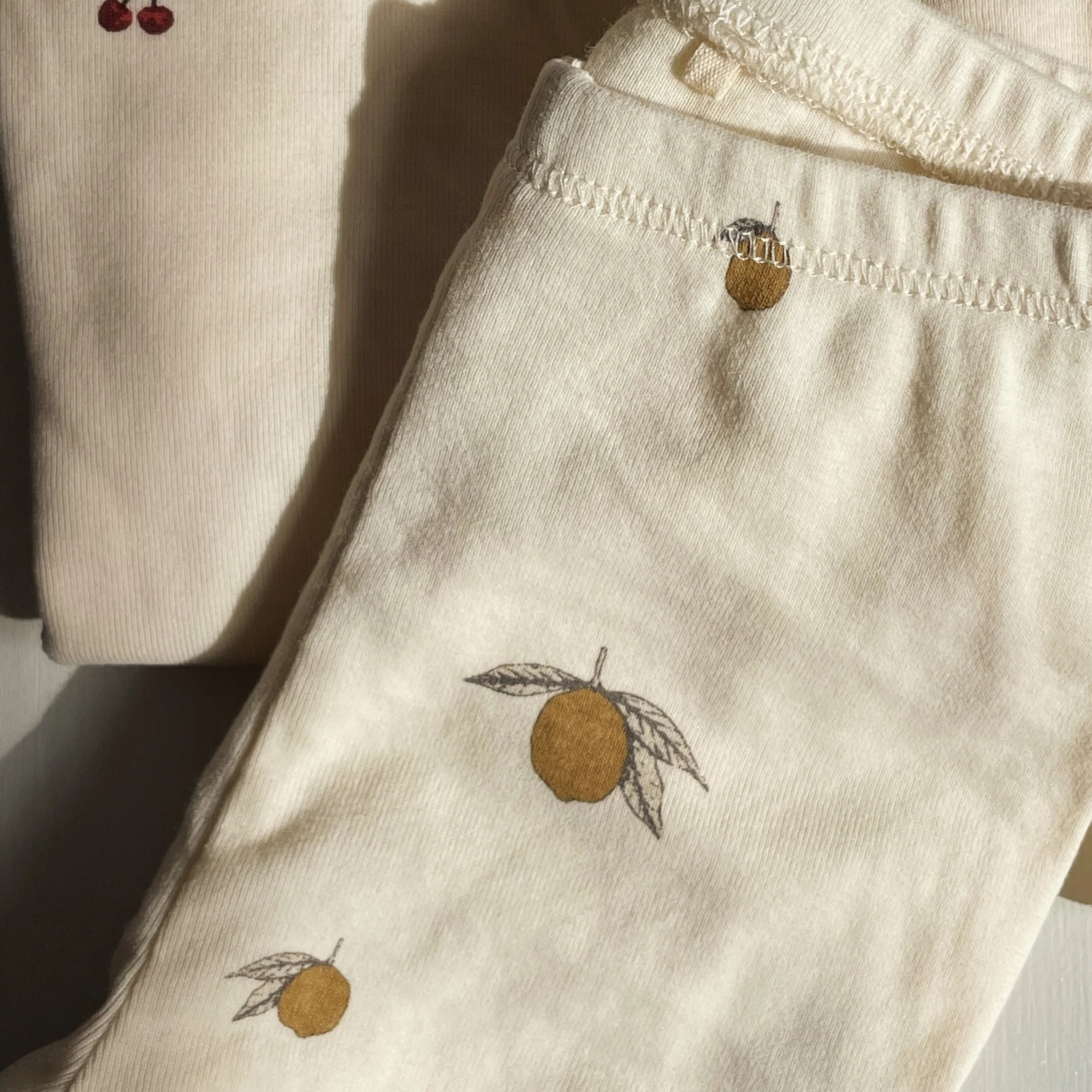 Konges slojd Legginsy niemowlęce Lemon