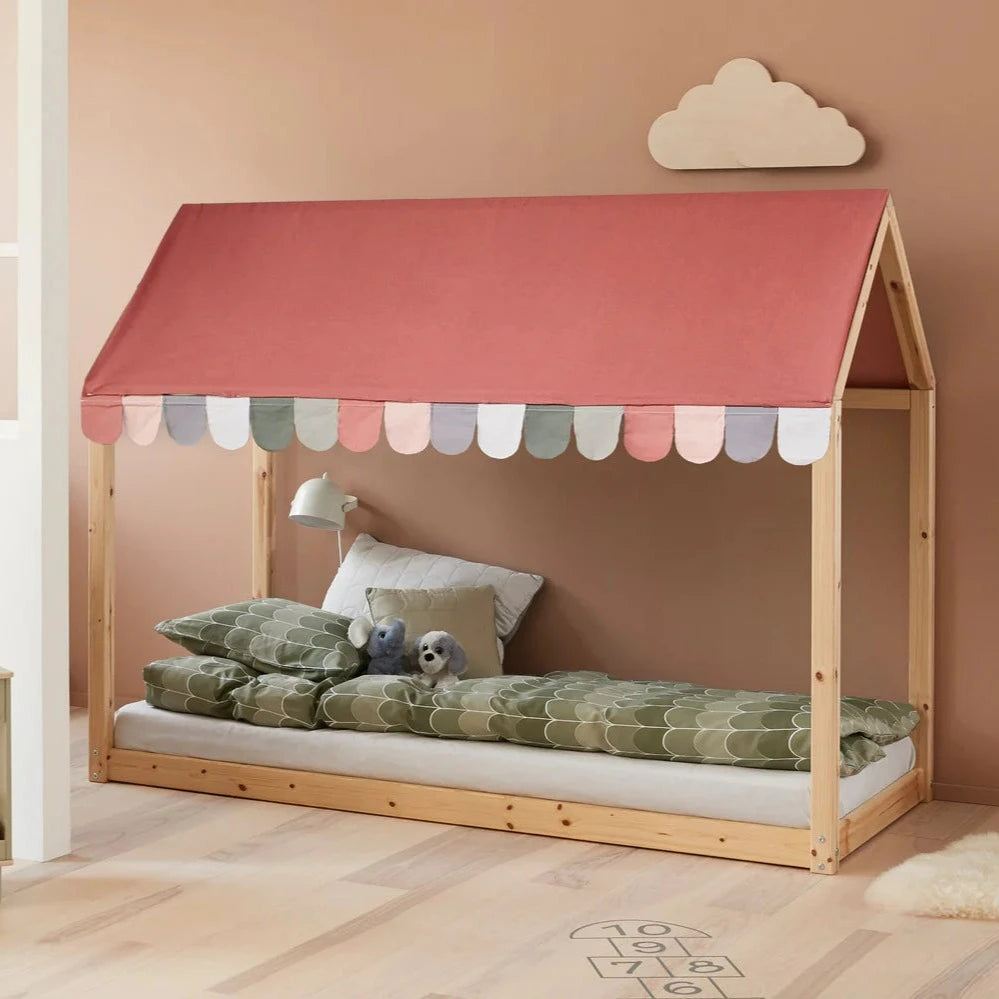Flexa Dach łóżka dziecięcego Cottage Misty rose