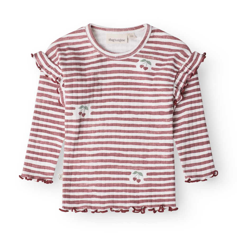 That’s Mine Bluzka dziecięca Jamilla Love berry stripe