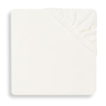 Jollein Prześcieradło z gumką Jersey 60x120cm - Ivory