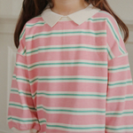 Konges Slojd Polówka dziecięca Blush Bound Stripe