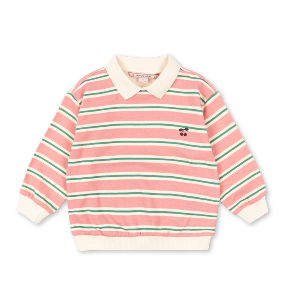 Konges Slojd Polówka dziecięca Blush Bound Stripe