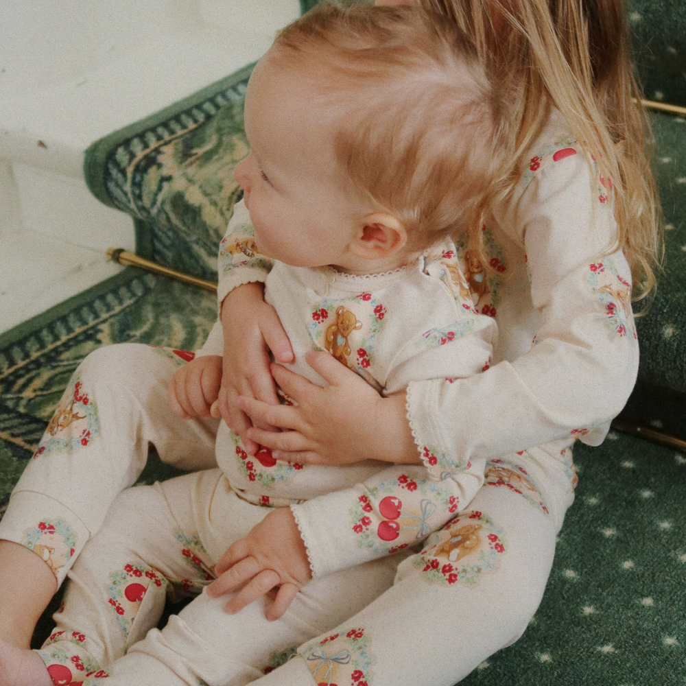 Konges Slojd Bawełniany Komplet dziecięcy Deer Diary