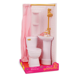 Our Generation Zestaw mebli dla lalki Sweet Bathroom Set