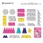 Connetix Glitter Unicorn Pack Klocki Magnetyczne 56 el.