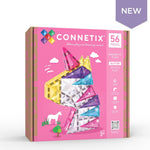 Connetix Glitter Unicorn Pack Klocki Magnetyczne 56 el.