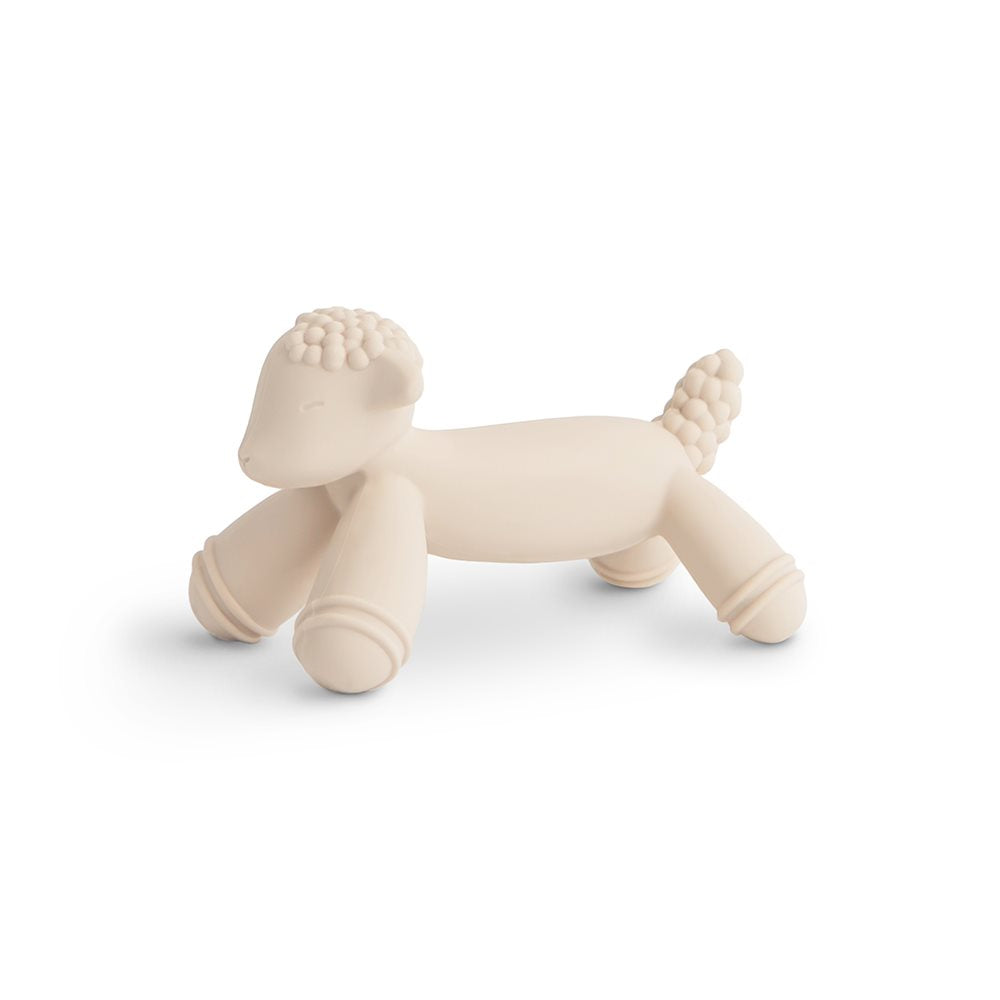 Mushie Silikonowy gryzak dla niemowlaka Lamb
