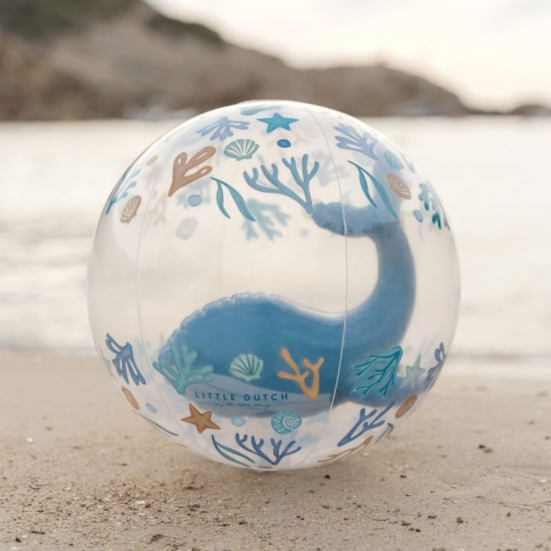 Little Dutch Piłka plażowa 3D Blue Ocean Dreams