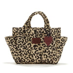 La Millou Organizer do wózka ortalion pikowany Leopard Cream