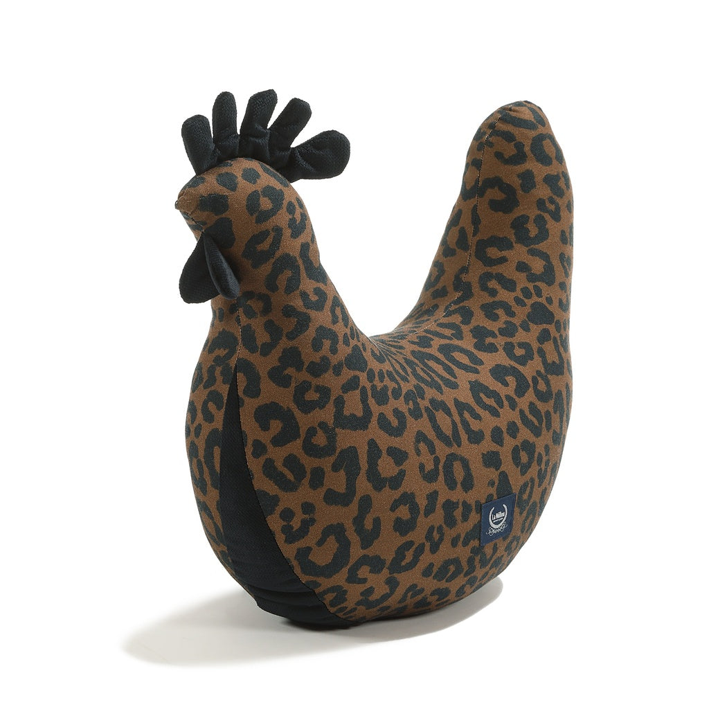 La Millou Kura Babci Dany Bambusowa poduszka do karmienia Leopard Choco