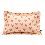 La Millou Poduszka bawełniana dla dziecka XL Heartbeat Pink