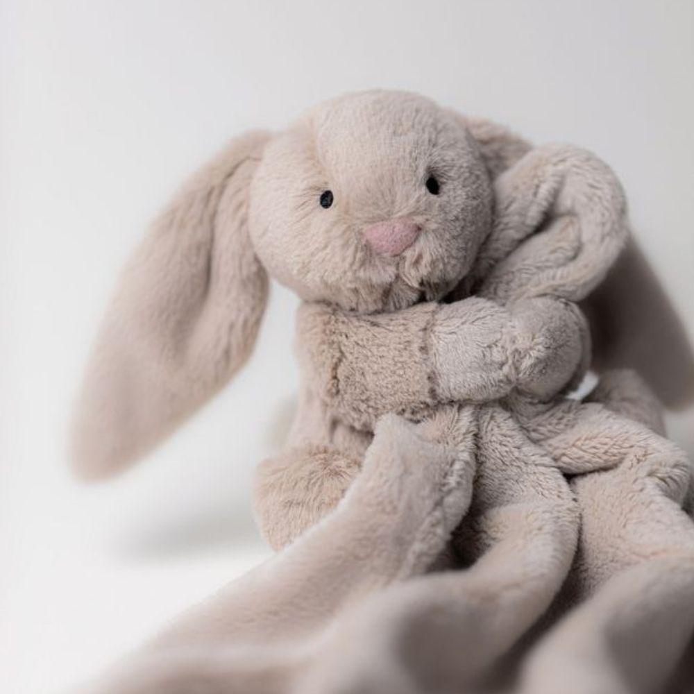Jellycat Przytulanka dla niemowlaka Króliczek ze Szmatką Beż 34cm