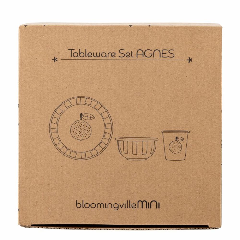 Bloomingville Zestaw naczyń dla dzieci Agnes Tableware Set