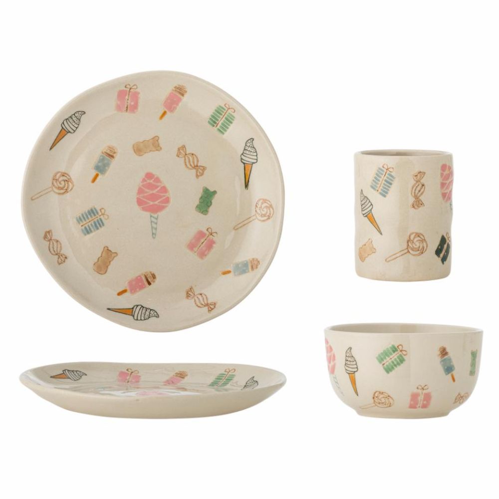Bloomingville Zestaw naczyń dla dzieci Sweets Tableware