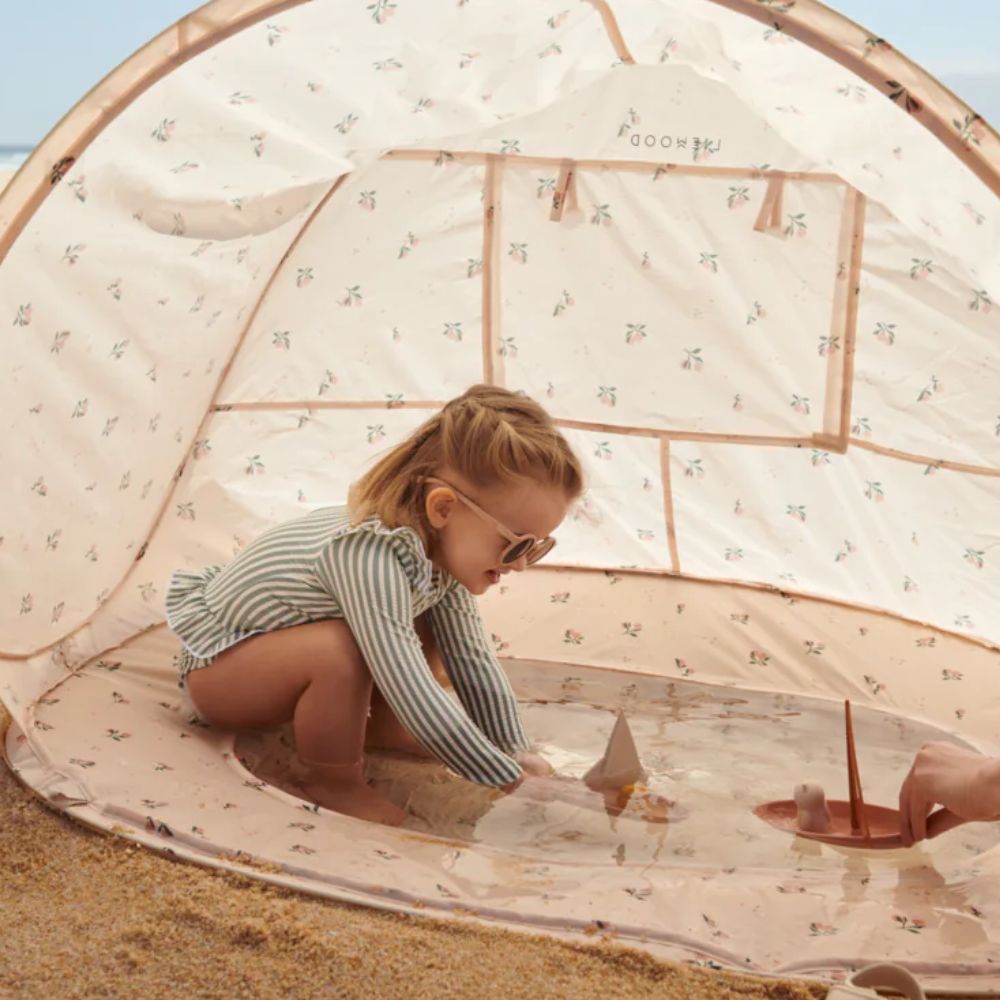 Liewood Namiot dla dzieci z basenikiem Everett Pop Up Peach / Sea shell