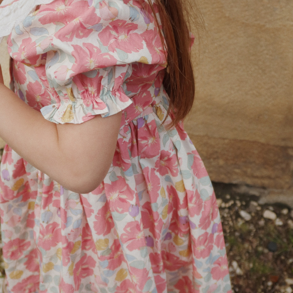 Konges Slojd Sukienka Coeur Collar Fleur Anglaise