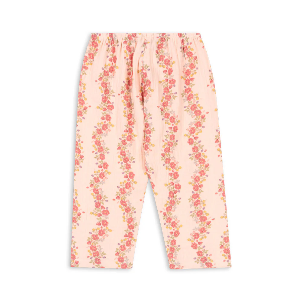 Konges slojd Spodnie dla dziewczynki Coco Floria Pink