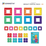 Connetix Klocki Magnetyczne Bright Portal Pack 48 el.