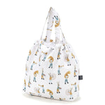 La Millou Torba dla mamy z kieszonką Shopper Bag Heartbeat Blue Music