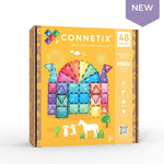 Connetix Brokatowe Klocki Magnetyczne 48 el.