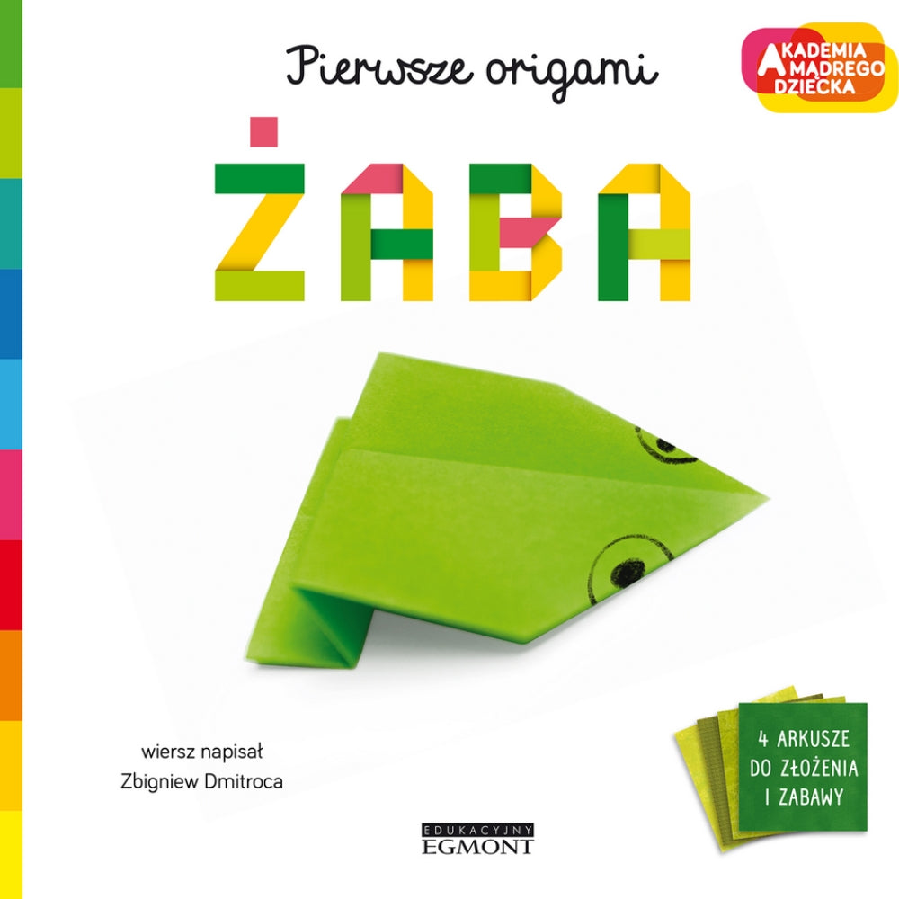 Wydawnictwo Harperkids Książka dla dzieci Pierwsze Origami Żaba