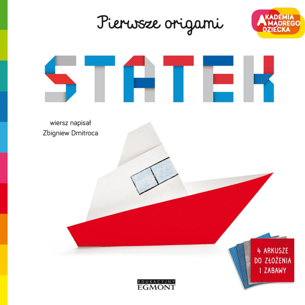Wydawnictwo Harperkids Książka dla dzieci Pierwsze Origami Statek