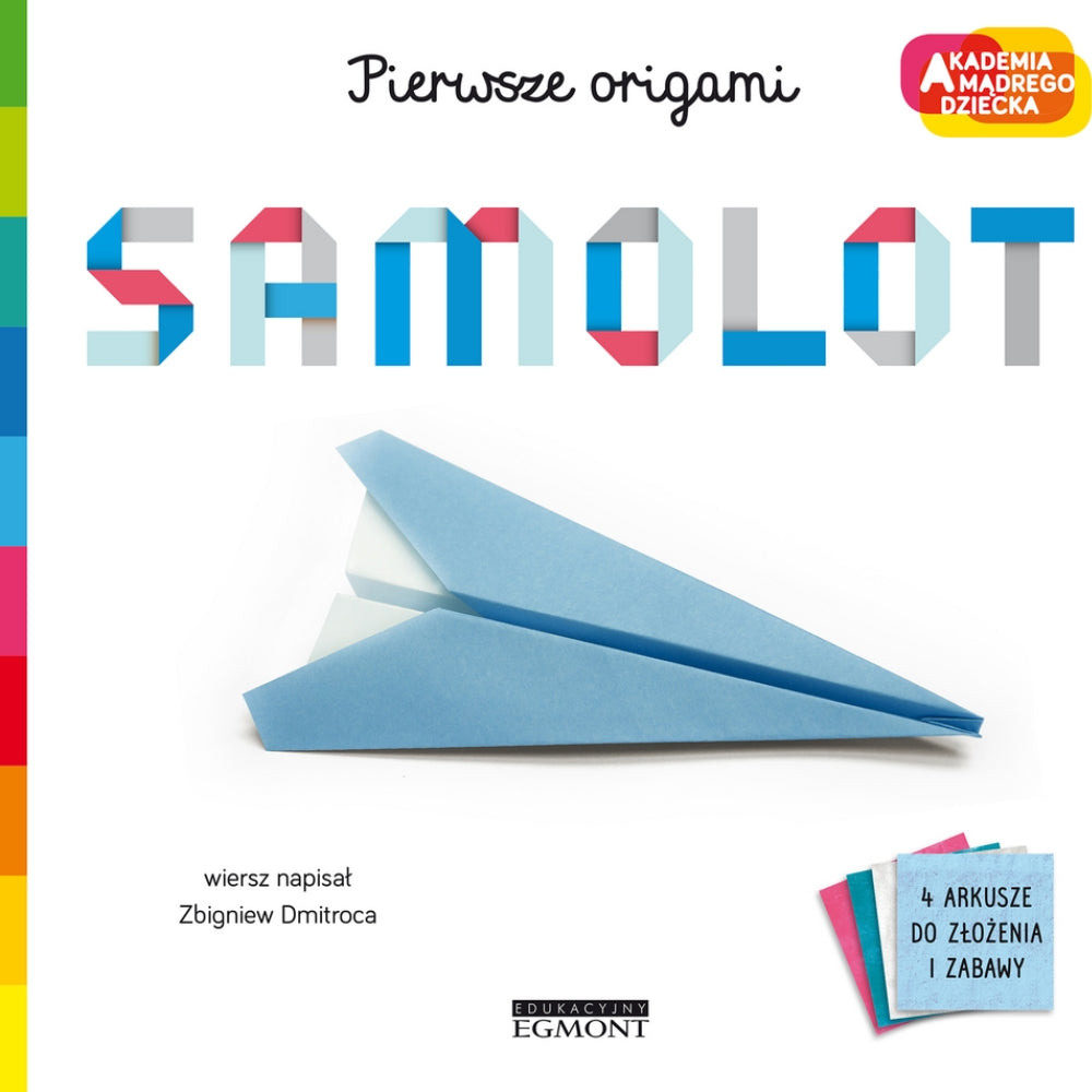 Wydawnictwo Harperkids Książka dla dzieci Pierwsze Origami Samolot