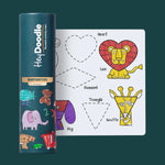 HeyDoodle Mata Silikonowa do Kolorowania Kształty A4