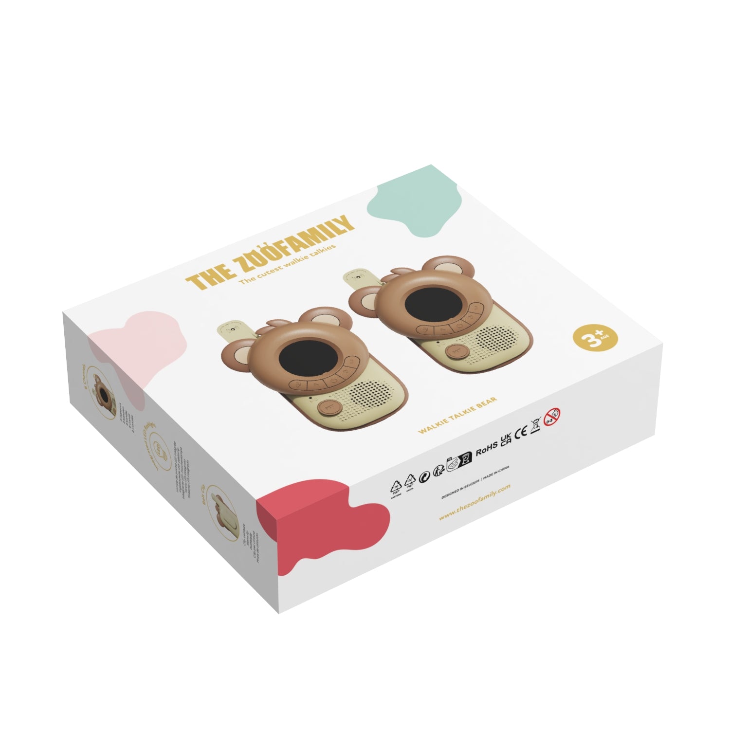 The ZooFamily Walkie talkie dla dzieci Niedźwiedź