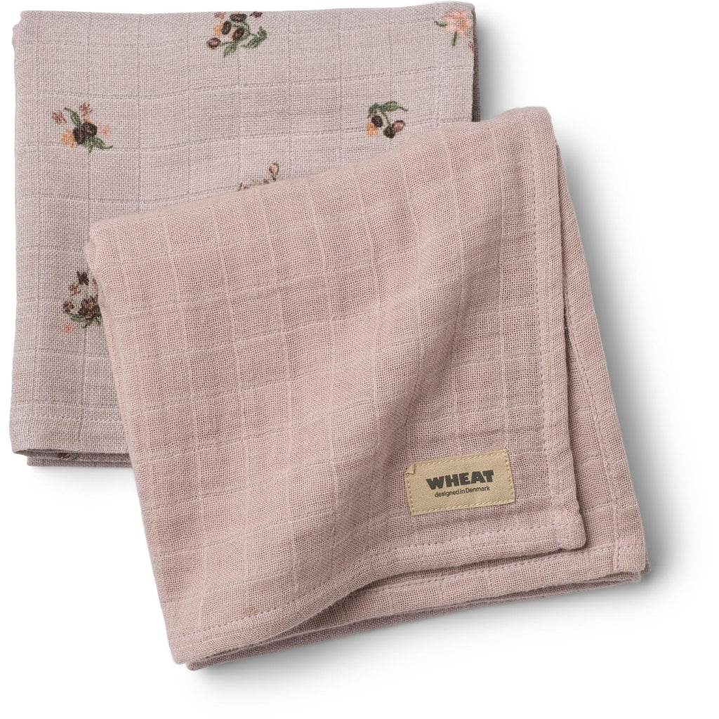 Wheat Pieluszki muślinowe Kaya 2-pak Soft lilac